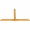 Ekena Millwork Eugene Rough Sawn Timber Gable Bracket, Western Red Cedar, 96"W x 56"H x 2"D x 6"F, 14/12 Pitch GBW096X56X0206EUG00RWR - alternate 5